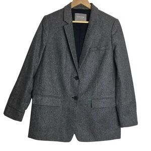 Everlane Gray Blazer Classic Fit Wool Blend